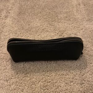 Black Zippered Sidekick Pouch